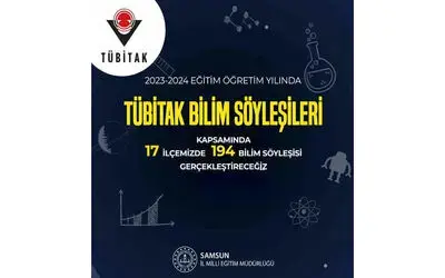Samsun’ da 194 okul, bilim insanlarıyla buluşacak
