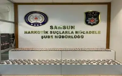 Samsun’da 18 bin 642 adet sentetik ecza ele geçirildi
