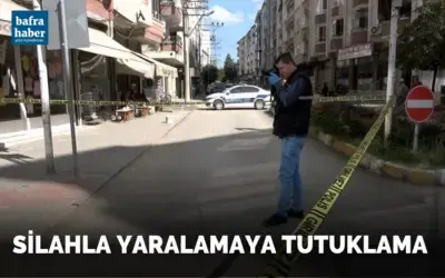 Bafra'daki Silahla yaralamaya tutuklama