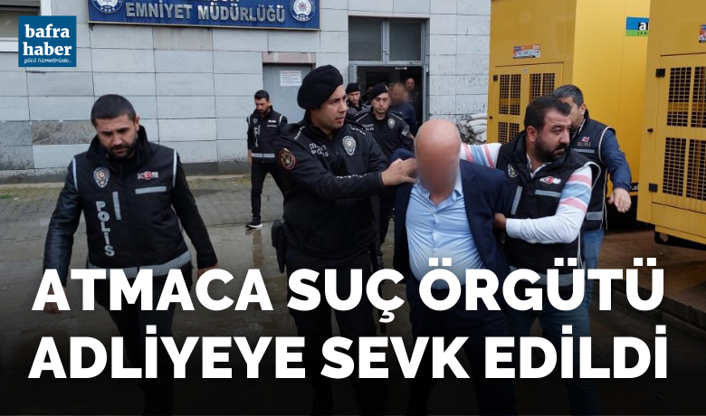 Atmaca suç örgütü adliyeye sevk edildi - İçişleri Bakanı Ali Yerlikaya’nın açıkladığı "Kafes" adlı Samsun merkezli İstanbul, Amasya ve Bursa illerini kapsayan suç örgütü operasyonunda gözaltına alınan 28 kişi adliyeye sevk edildi.