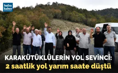Karakütüklülerin yol sevinci: 2 saatlik yol yarım saate düştü