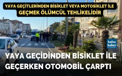 Otomobilin Çarptığı Bisikletli Adam Ağır Yaralandı