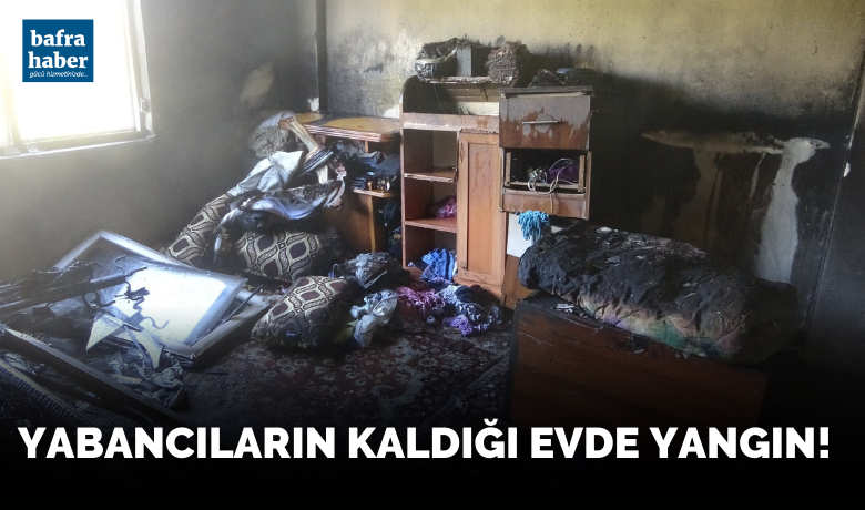 Bafa’da yangın paniği