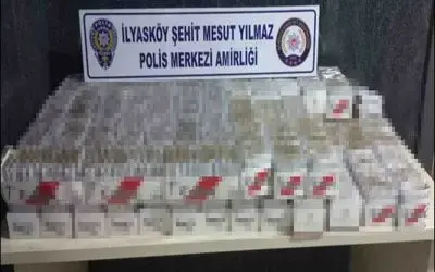 Samsun’da 21 bin 320 paket kaçak sigara ele geçirildi
