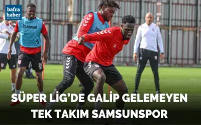 Süper Lig’de galip gelemeyen tek takım Samsunspor