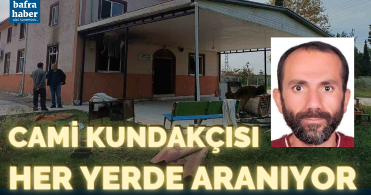 Cami kundakçısı her yerde aranıyor