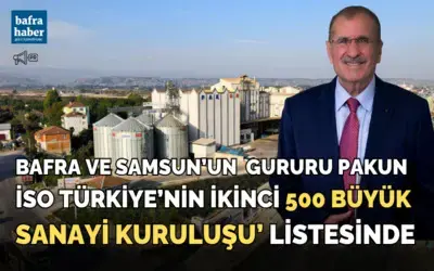 Pakun, ‘iso Türkiye’nin İkinci 500 Büyük Sanayi Kuruluşu’ Listesinde