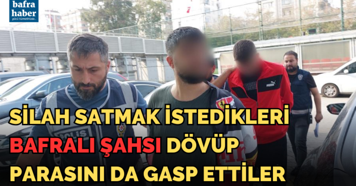Silah satma bahanesiyle buluşup 30 bin lira gasp ettiler