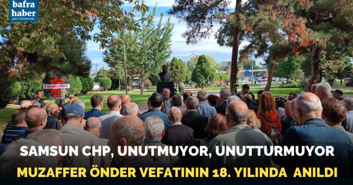 Muzaffer Önder vefatının 18. yılında anıldı