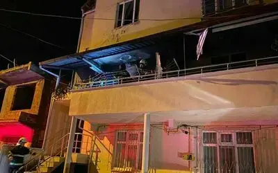 Bafra’da Ev Yangını