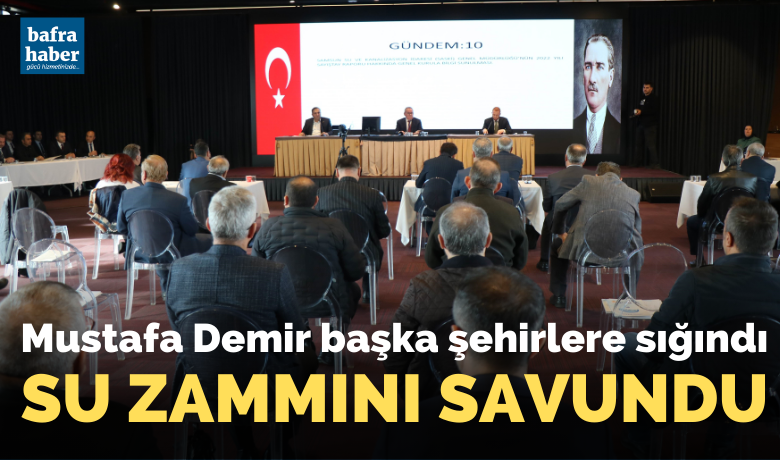 Mustafa Demir su zammını savundu!
