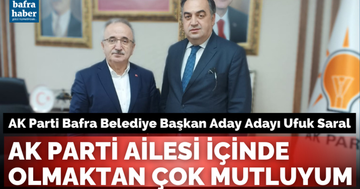 Ufuk Saral’dan Ak Parti İl Başkanı Mehmet Köse’ye Ziyaret