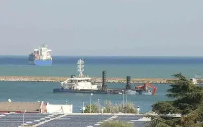 Samsun Limanı’nda ‘derinleştirme’ çalışması
