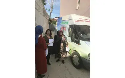 Kadınlara özel bilgilendirme çalışması
