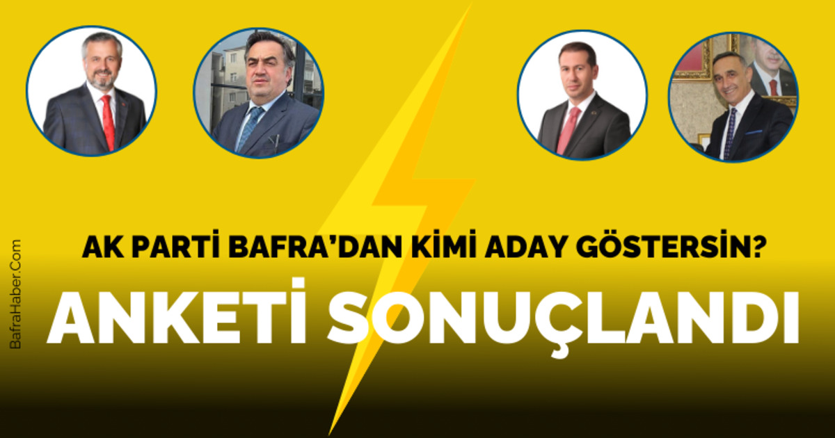 Bafra Haber İnstagram Anketi Sonuçlandı