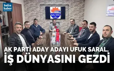 Ak Parti’nin Aday Adayı Ufuk Saral, İş Dünyasını Gezdi