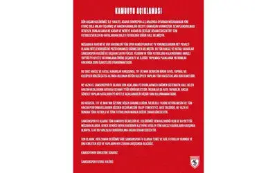 Samsunspor’dan hakem tepkisi
