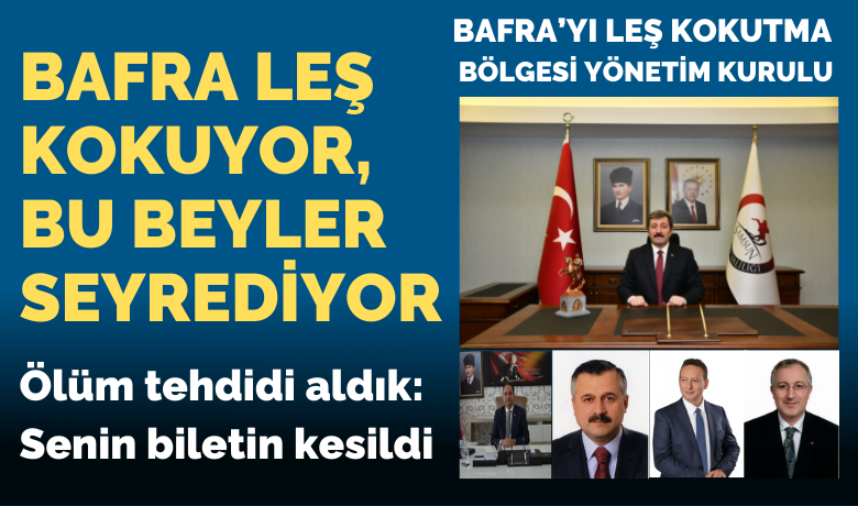 Bafra Leş Kokuyor Bu Beyler Seyrediyor! - Bafra Organize Sanayi Bölgesinden yayılan kötü koku bu bölgedeki insanlar için hayatı yaşanmaz hale getirdi. 