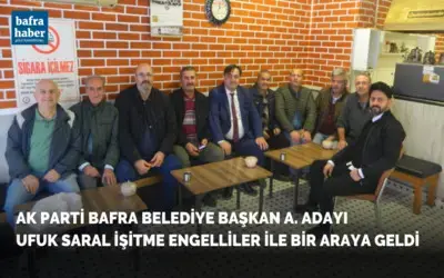 Ufuk Saral Destek Ziyaretlerine Devam Etti