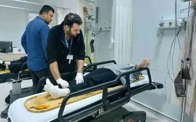 Samsun’da otomobilin çarptığı anne ve kızı hastanelik oldu
