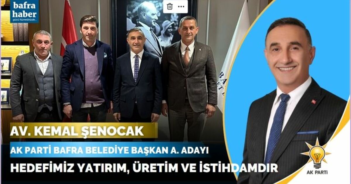 Kemal Şenocak: Üreten Belediyecilik Anlayışını Hayata Geçireceğiz