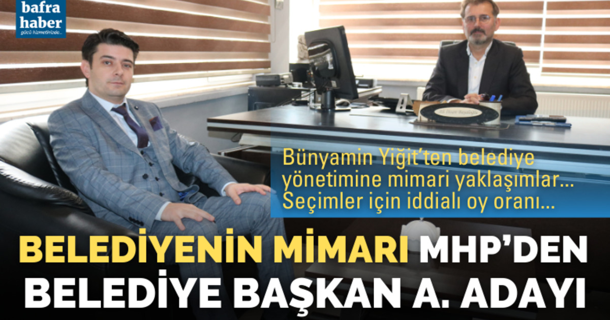 Mimar Bünyamin Yiğit Mhp’den Belediye Başkan Aday Adayı