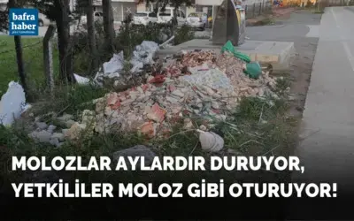 Molozlar Aylardır Duruyor, Yetkililer Moloz Gibi Oturuyor!