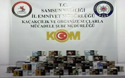 Samsun’da 7 bin makaron ele geçirildi
