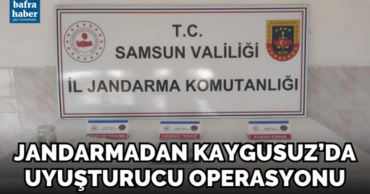 Uyuşturucuyla yakalanan şahıs gözaltına alındı