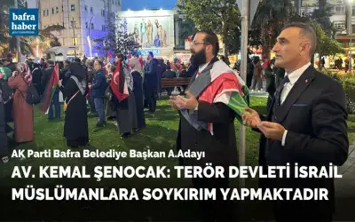 Kemal Şenocak: Terör Devleti İsrail Müslümanlara Soykırım Yapmaktadır.                           