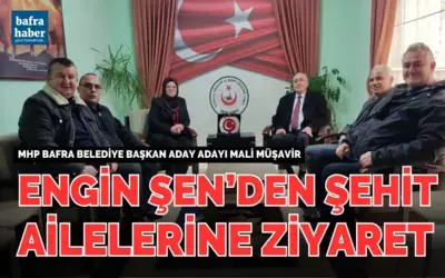 Engin Şen’den Şehit Aileleri Derneğine Ziyaret