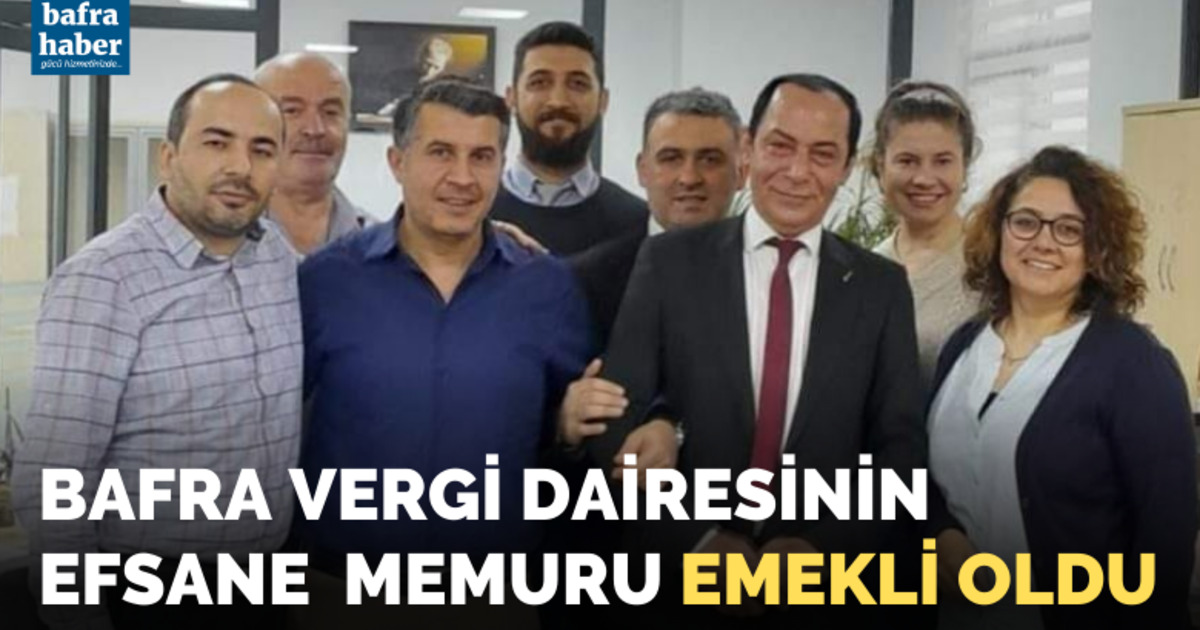 Efsane Vergi Dairesi Memuru Emekli Oldu