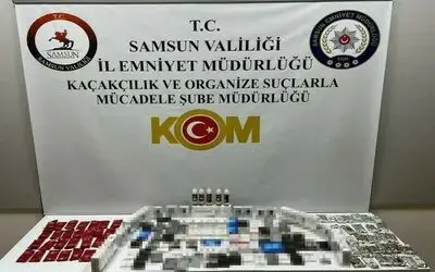 Samsun’da gümrük kaçağı tütün mamülleri ele geçirildi
