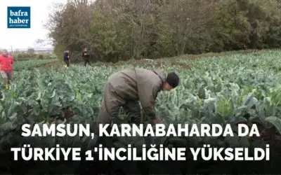 Samsun, karnabaharda da Türkiye 1’inciliğine yükseldi