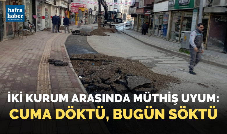 İki Kurum Arasında Müthiş Uyum: Cuma Döktü, Bugün Söktü