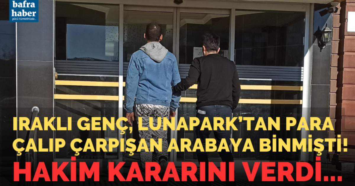 Lunaparktan para çalan çocuk ile ilgili hakim kararını verdi