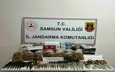 Jandarma tütün mamulleri ele geçirdi
