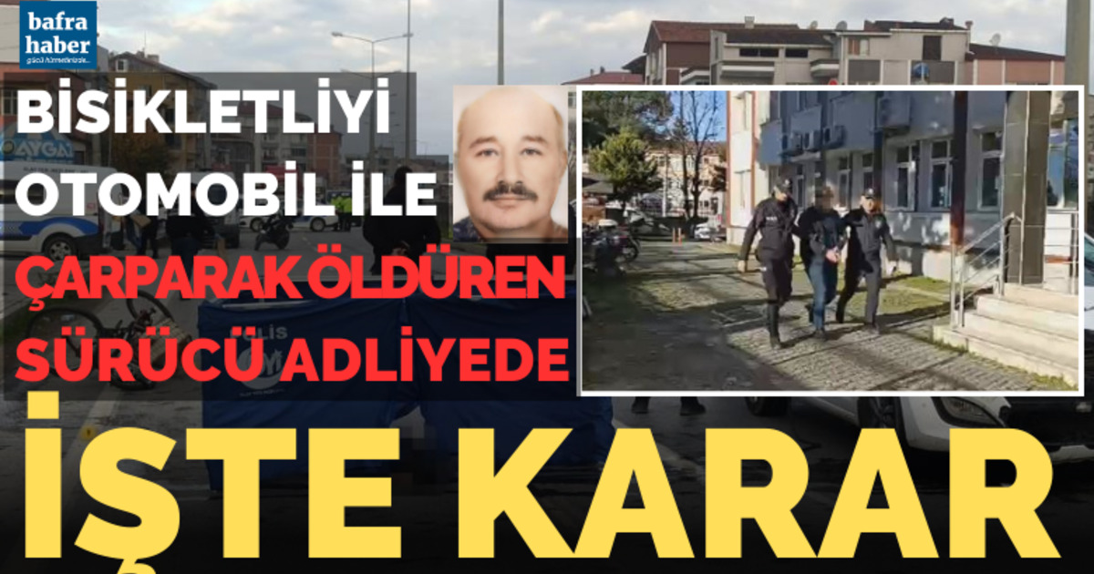 Bisikletliyi otomobil ile çarparak öldüren sürücü adliyede! İşte karar...