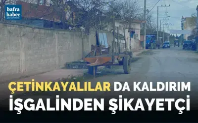 Çetinkayalılar Da Kaldırım İşgalinden Şikayetçi