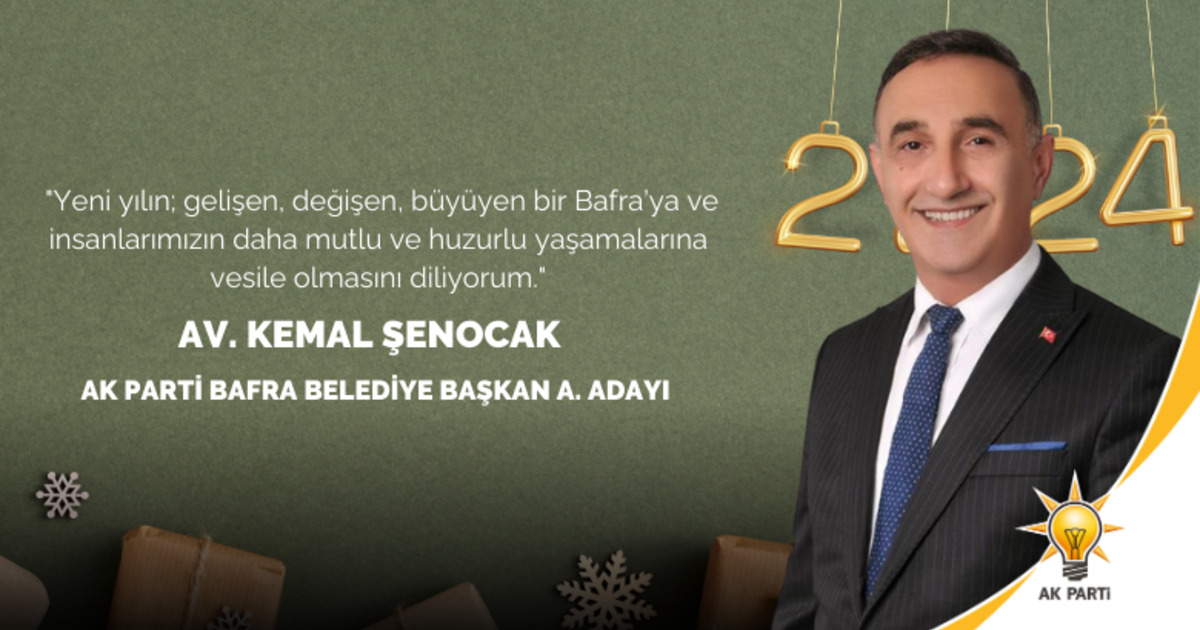 Kemal Şenocak'tan Yeni Yıl Mesajı
