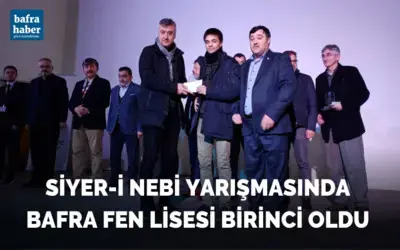 Siyer-i Nebi Yarışmasında Bafra Fen Lisesi Birinci Oldu