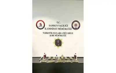Samsun’da uyuşturucu taciri evinde yakalandı
