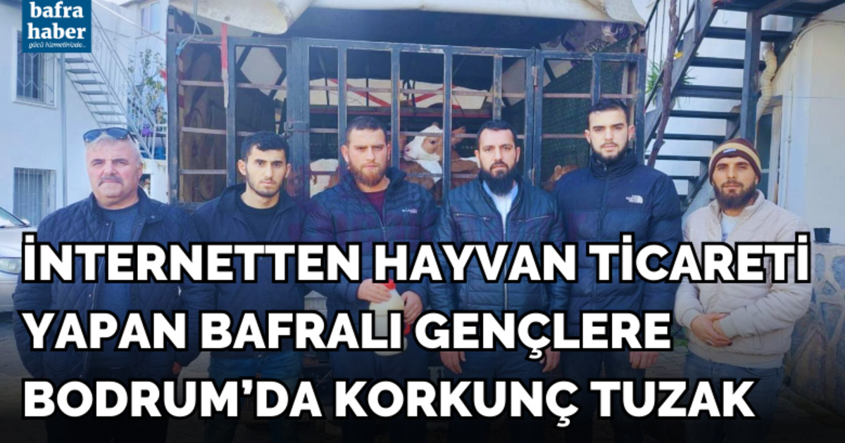 İnternetten Hayvan Ticareti Yapan Bafralı Gençlere Bodrum’da Korkunç Tuzak