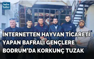 İnternetten Hayvan Ticareti Yapan Bafralı Gençlere Bodrum’da Korkunç Tuzak
