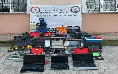 Tamirhane hırsızları yakalandı
