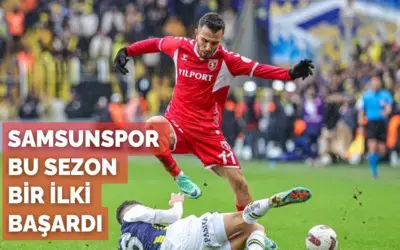 Samsunspor bu sezon bir ilki başardı