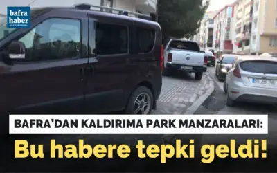 Bafra'dan Kaldırıma Park Manzaraları