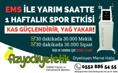 Fizyodiyetetik’te Ems İle Yattığınız Yerden Yağlarınızı Yakın