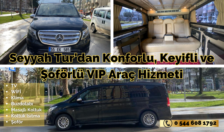 Seyyah Tur'dan Konforlu VeKeyifli Vıp Araç Hizmeti - Yolcu taşımacılığı ve turizm alanında faaliyet gösteren Seyyah Tur, hizmetlerine bir yenisini daha ekledi. 