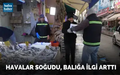Havalar soğudu, balığa olan ilgi arttı